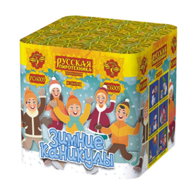 Зимние каникулы 36 Батарея салютов купить в Рыбинске | rybinsk.salutsklad.ru