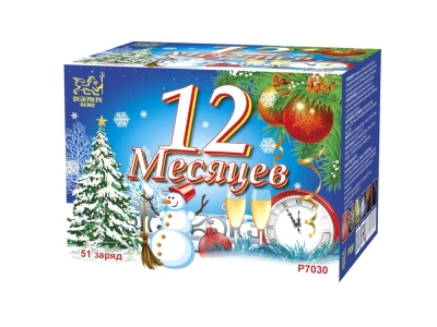 12 Месяцев Фейерверк купить в Рыбинске | rybinsk.salutsklad.ru