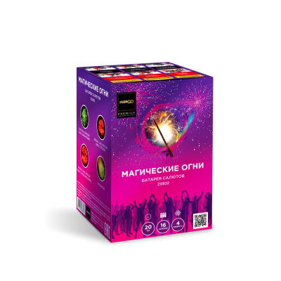 Магические огни Батарея салютов купить в Рыбинске | rybinsk.salutsklad.ru