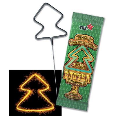 Елочка Бенгальские огни фигурные купить в Рыбинске | rybinsk.salutsklad.ru