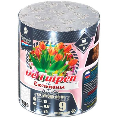 Тюльпаны Батарея салютов купить в Рыбинске | rybinsk.salutsklad.ru