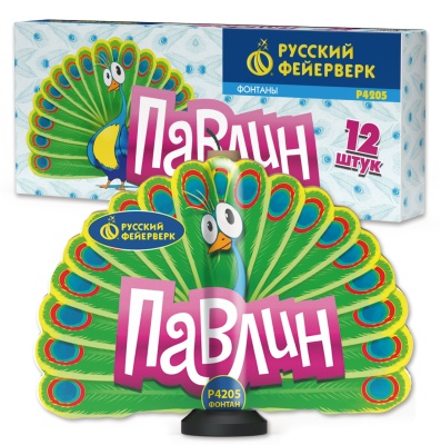 Павлин F Пиротехнический фонтан купить в Рыбинске | rybinsk.salutsklad.ru