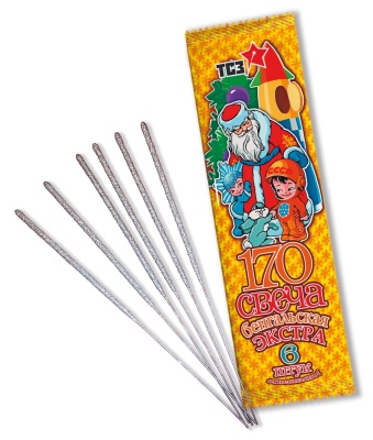 170 мм. Экстра Бенгальские огни купить в Рыбинске | rybinsk.salutsklad.ru