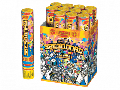 Звездопад 30 Пневматическая хлопушка купить в Рыбинске | rybinsk.salutsklad.ru
