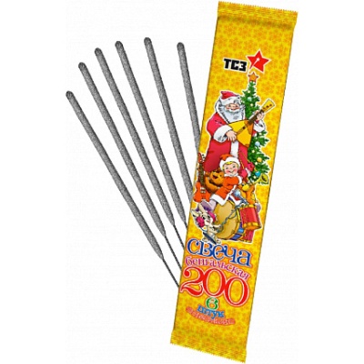 200 мм. Бенгальские огни купить в Рыбинске | rybinsk.salutsklad.ru