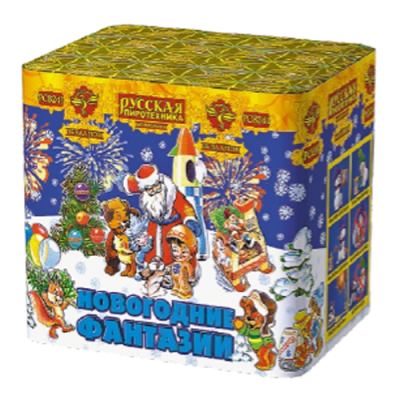 Новогодние фантазии New Салют купить в Рыбинске | rybinsk.salutsklad.ru